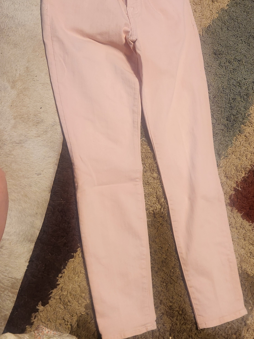 7 For All Mankind Pink Skinny Jeans